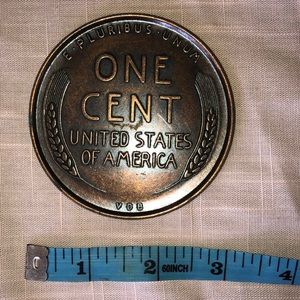 United States Penny Replica Coaster Paperweight